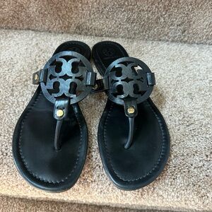 Tory Burch Black Miller 7.5M Sandal